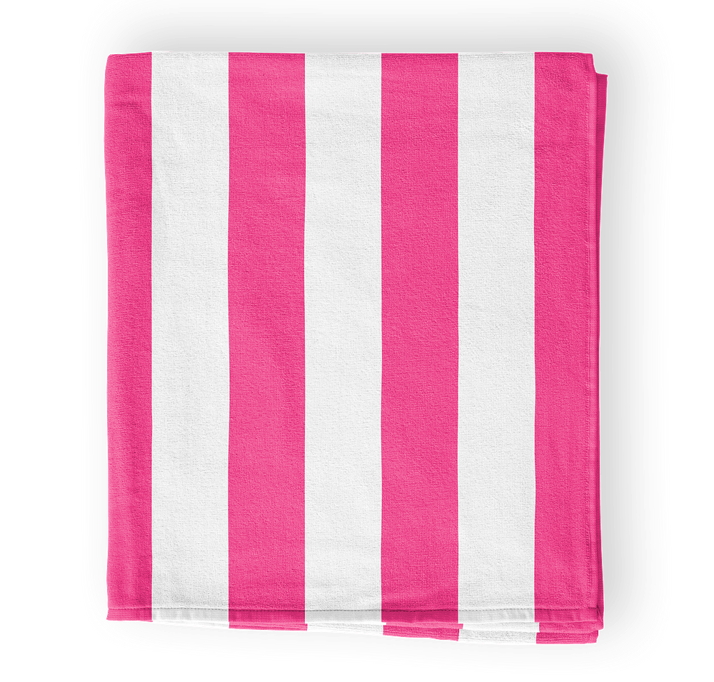 Port Authority Midweight Embroidered Cabana Stripe Beach Towel-default
