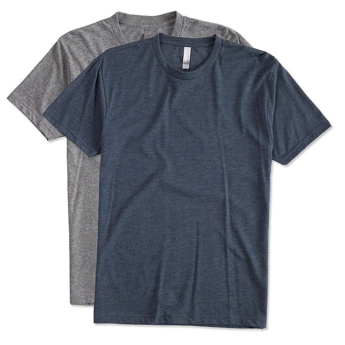 Custom Next Level Tri-Blend T-shirt - Design Short Sleeve T-shirts Online at