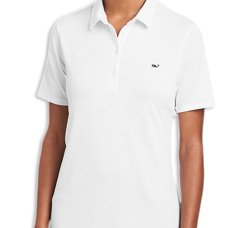 Vineyard Vines Women's Edgartown Logo Pique Polo - Printed-default