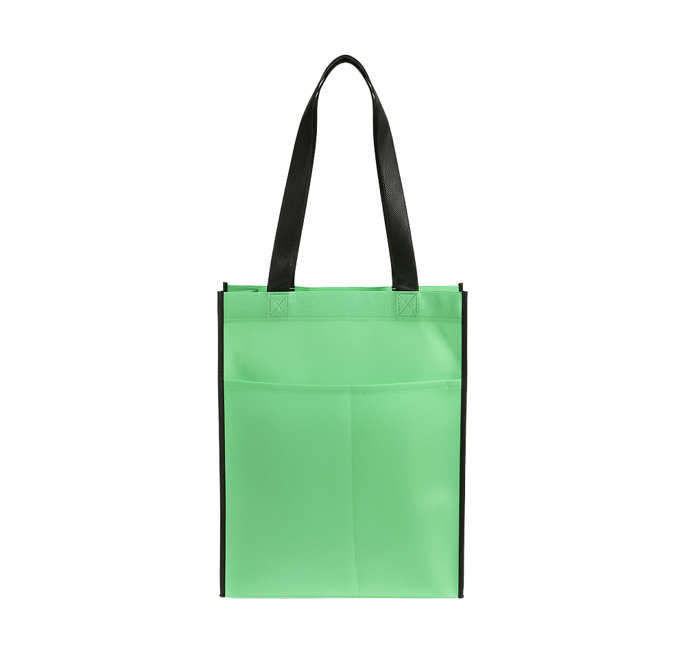 Peak Non-Woven Tote Bag with Pocket-default
