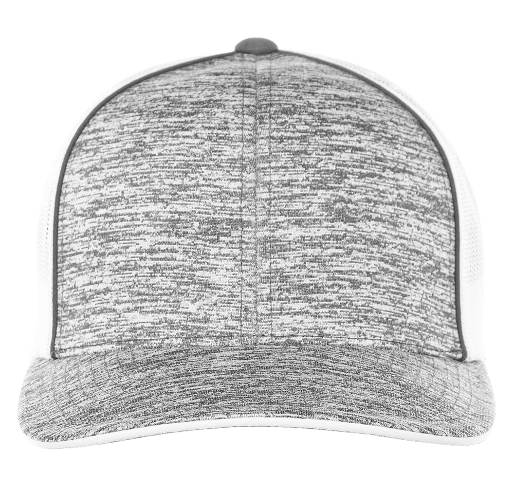 Pacific Headwear Aggressive Heather Trucker Hat-default
