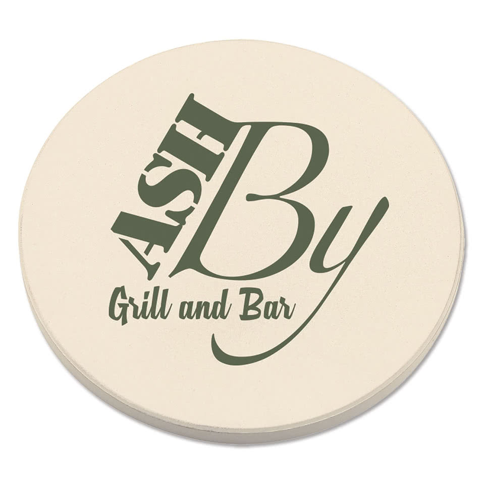 Dolomite Round Absorbent Coaster