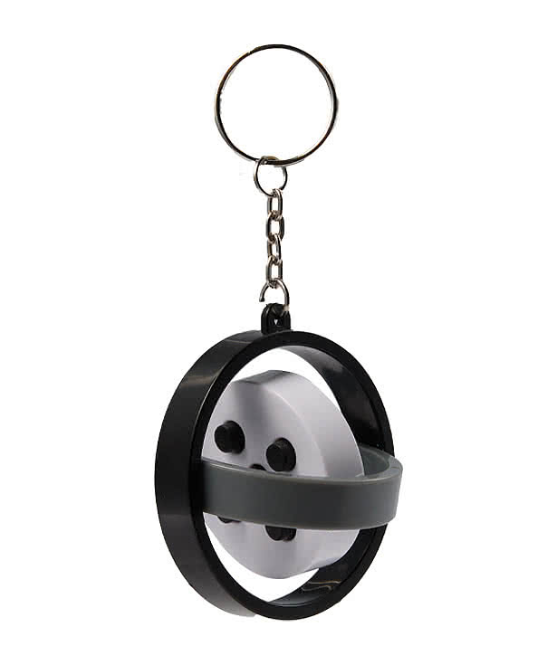 Full Color Gyroscope Recycled Fidget Keychain
