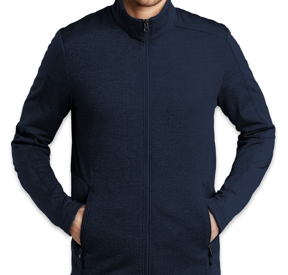 Port Authority Full Zip Grid Tech Fleece Jacket-default