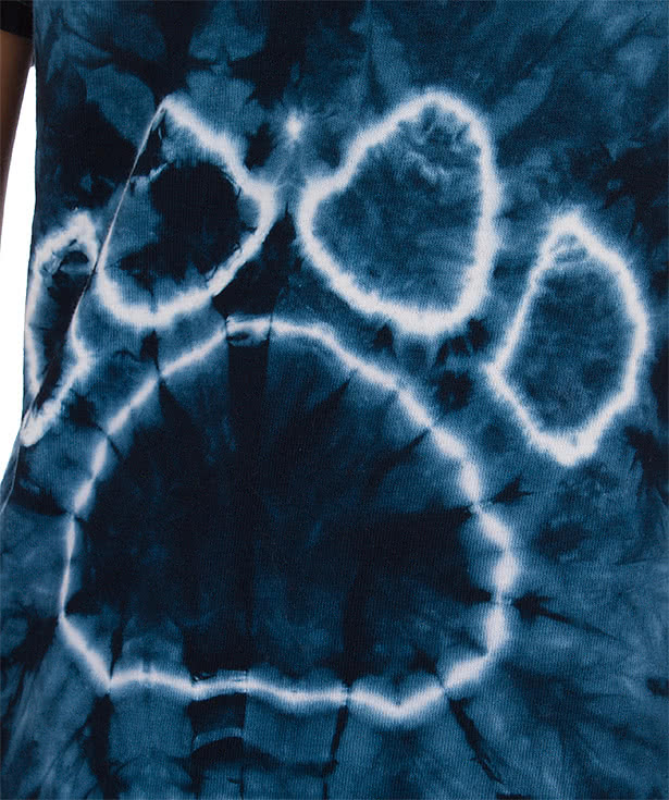Dyenomite Youth Paw Print Tie-Dye T-shirt
