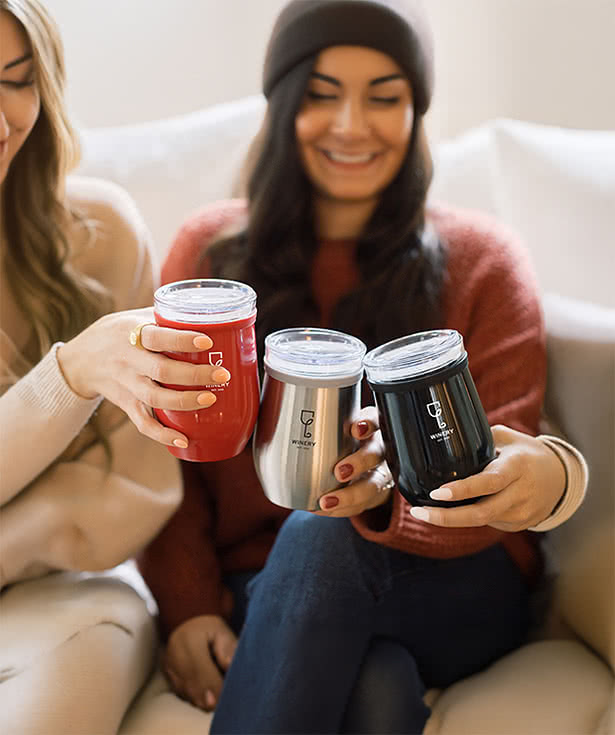 8 oz. Glass and Stainless Steel Stemless Tumbler