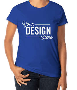 Gildan Women's Lightweight Jersey T-shirt - Color: Royal Blue