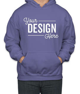 Gildan Midweight 50/50 Pullover Hoodie - Color: Violet