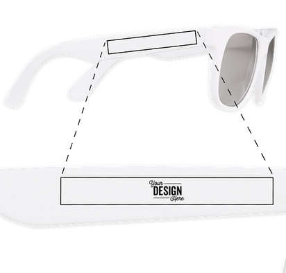 Promotional Mirrored Sunglasses - Silver Tint