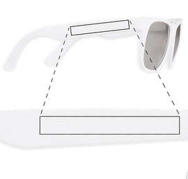 Promotional Mirrored Sunglasses - Color: Silver Tint