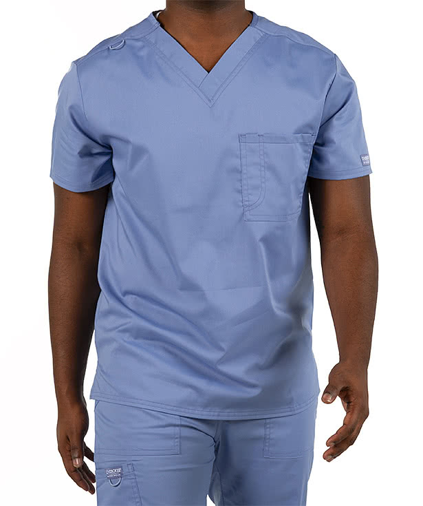 Cherokee Workwear Revolution One-Pocket Scrub Top - Printed