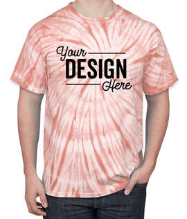 Dyenomite 100% Cotton Tonal Tie-Dye T-shirt - Color: Copper