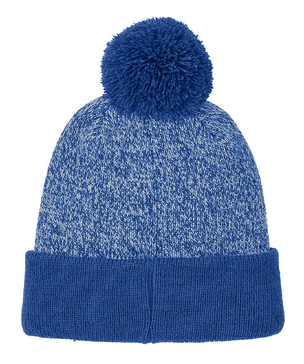 Sport-Tek Halftime Heather Pom Pom Beanie