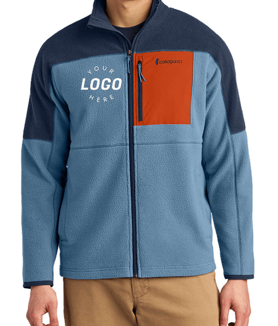 Cotopaxi Abrazo Recycled Fleece Jacket - Printed in Maritime / Fjord