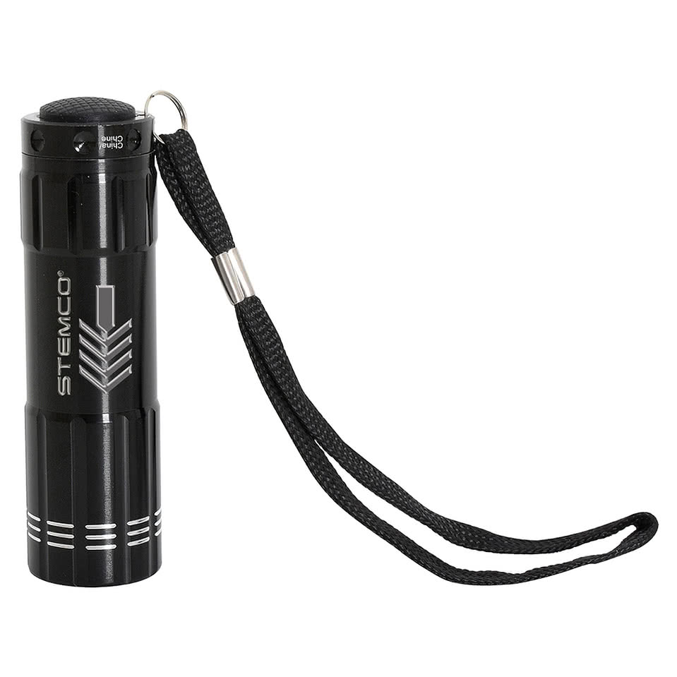 Laser Engraved Malcolm Recycled Aluminum Flashlight