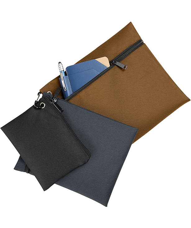 Harriton Eco Friendly 3-Pouch Set