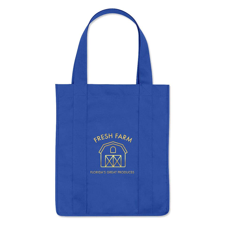 Full Color Large Non-Woven Shopper Tote Bag