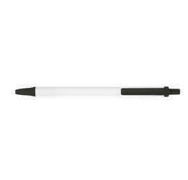 BIC Clic Stic Pen (black ink) - Color: White / Black