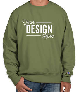 Champion Heavyweight Reverse Weave Crewneck Sweatshirt - Color: Fresh Olive