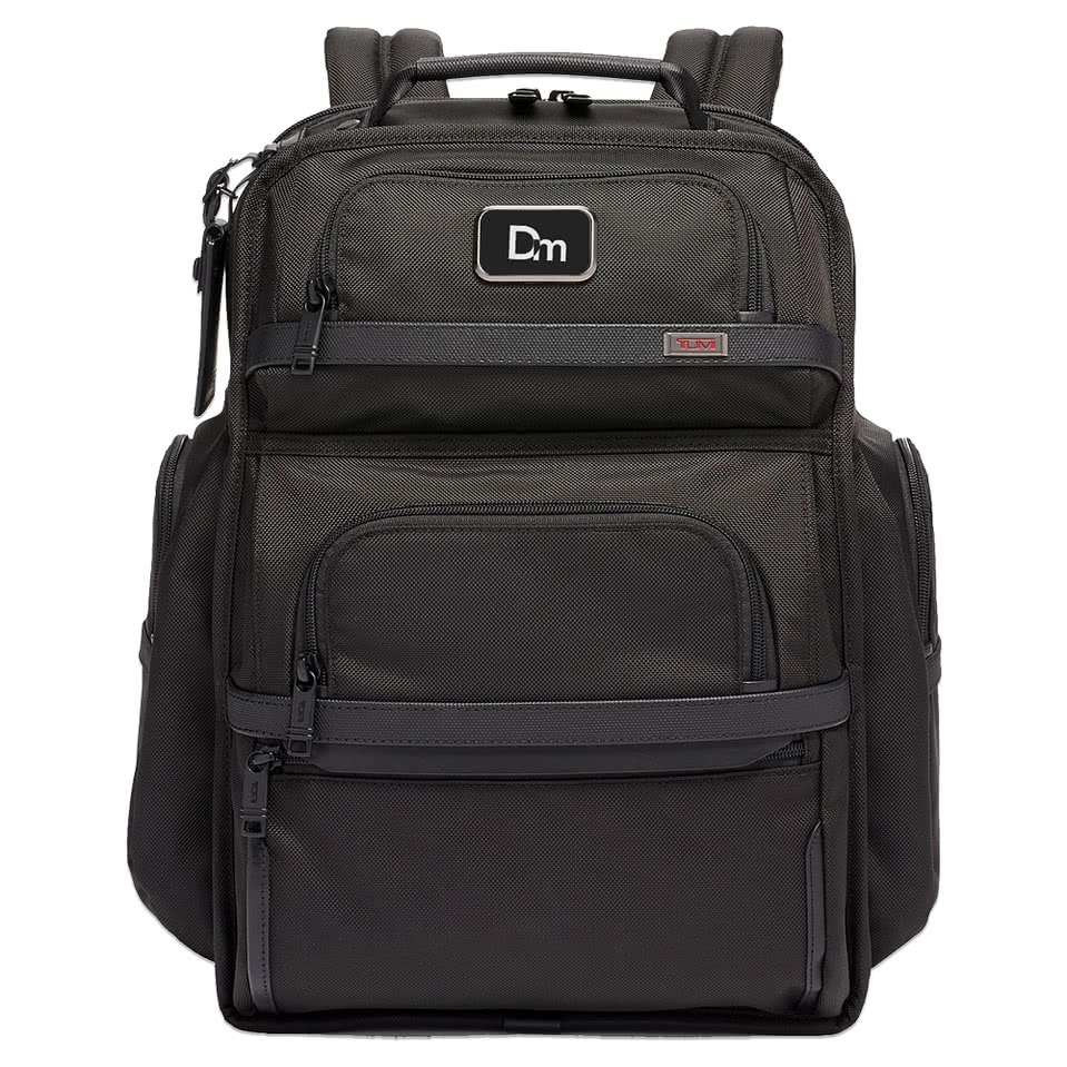 Laser Engraved Tumi Brief Pack 15" Computer Backpack