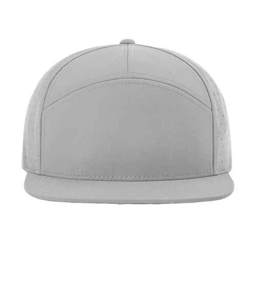 Richardson Cannon Perforated Performance Trucker Hat in Grey