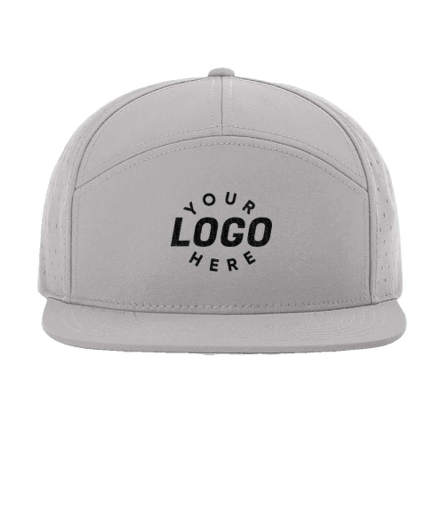 Richardson Cannon Perforated Performance Trucker Hat in Grey