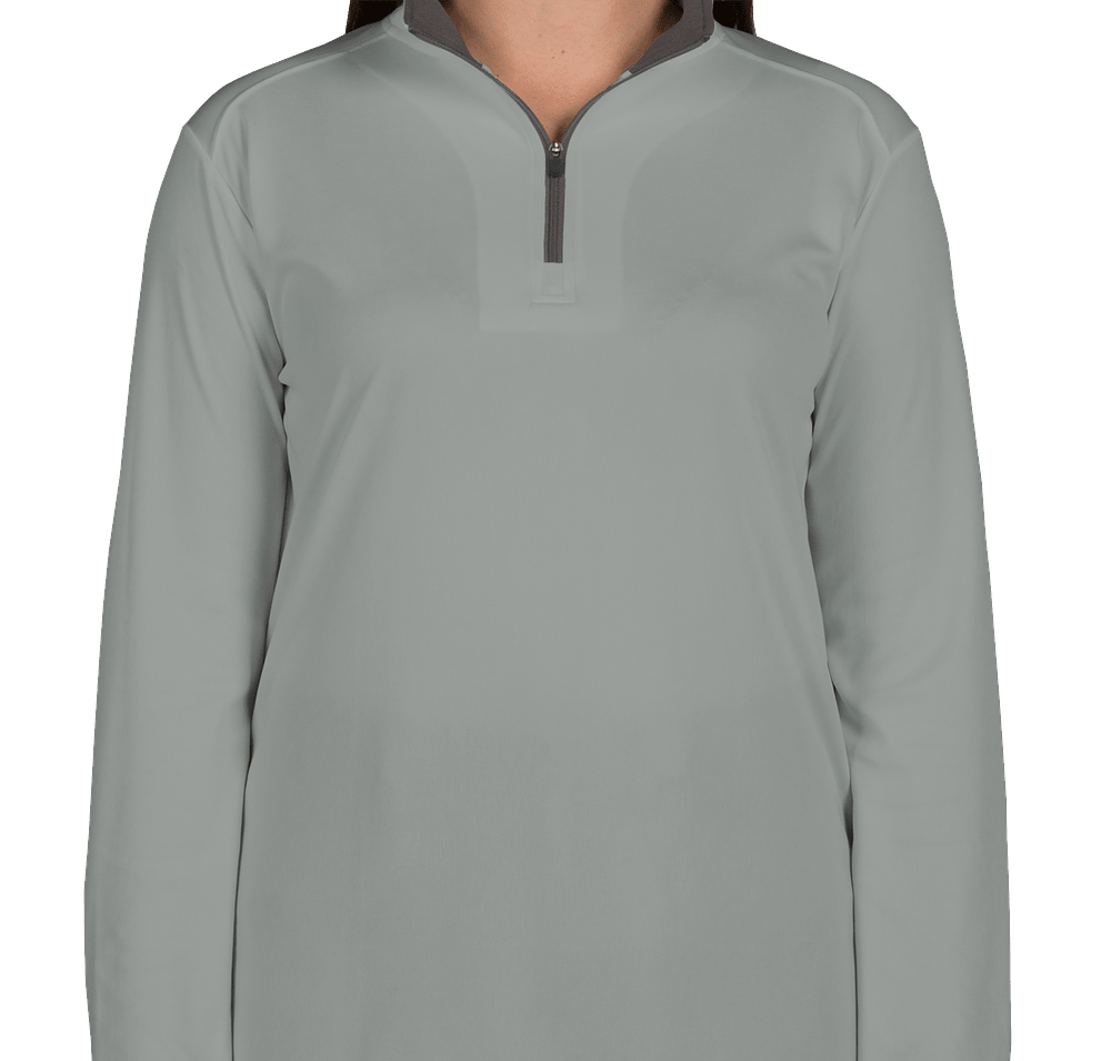 Badger Women's Contrast Quarter Zip Performance Shirt-default