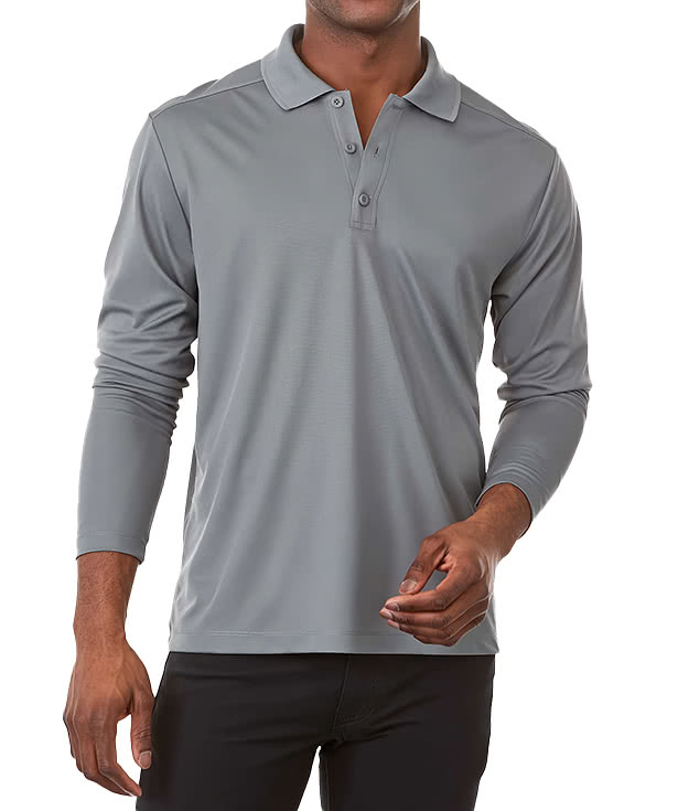 Elevate Mori Long Sleeve Performance Polo