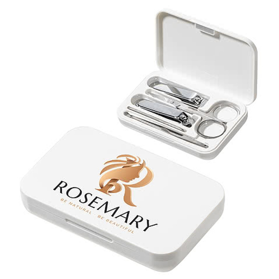 TravelMate 5-Piece Manicure Kit in White