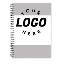 Border JournalBooks ® Spiral Notebook - Color: Light Gray