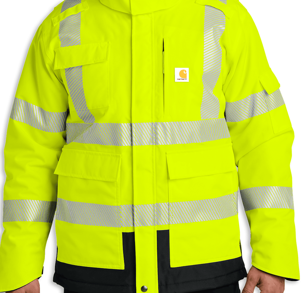 Carhartt Class 3 Waterproof Heavyweight Insulated Safety Jacket