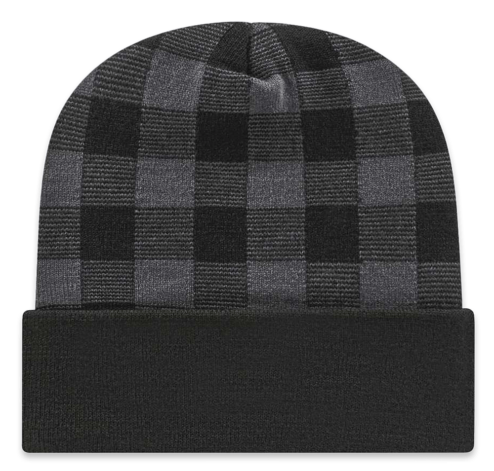 Cap America Plaid Cuffed Beanie-default