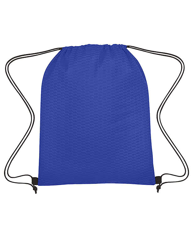 Full Color Wave Non-Woven Drawstring Bag