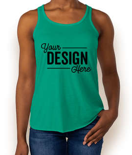 Bella + Canvas Women's Flowy Racerback Tank - Color: Kelly