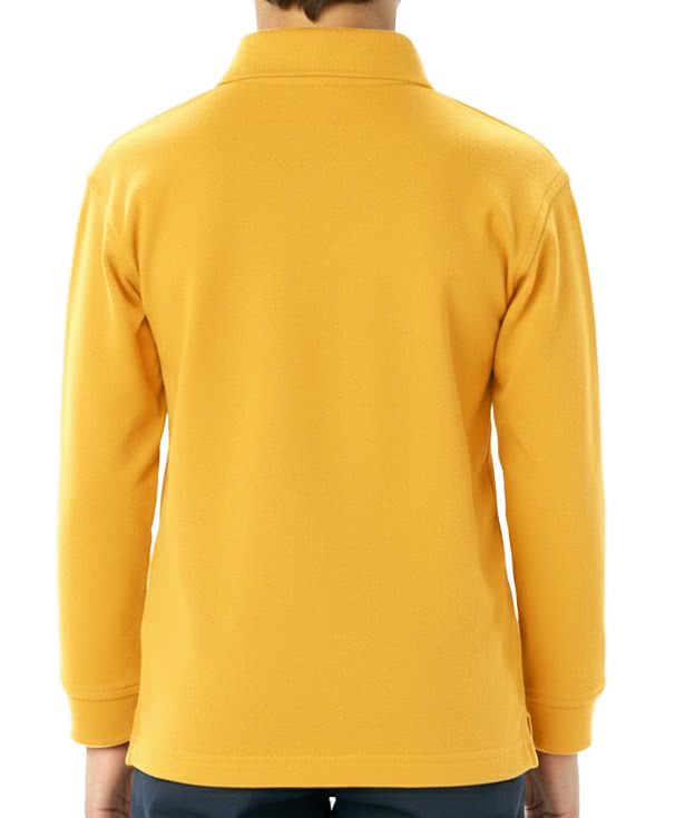 Blue Generation Youth Superblend Long Sleeve Pique Polo