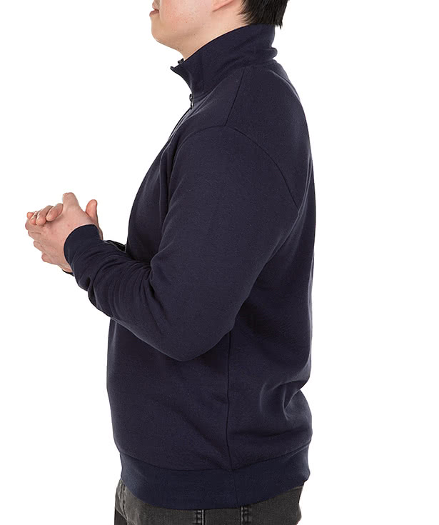 Next Level Fleece Quarter Zip Sweatshirt
