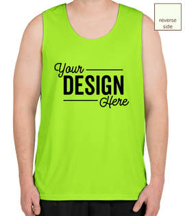Augusta Reversible Performance Tank - Color: Lime / White