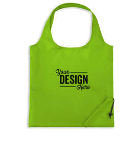 Bungalow Foldaway Shopper Tote - Color: Lime