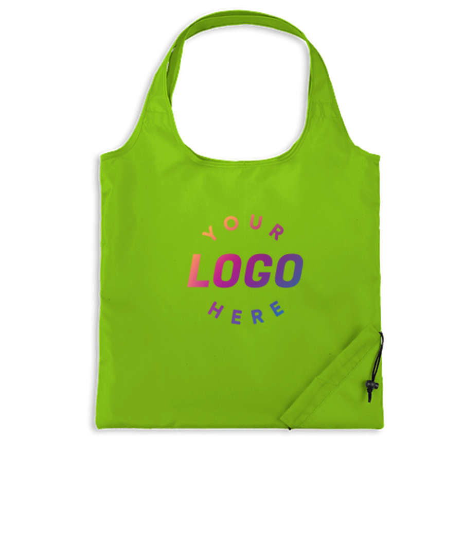 Bungalow Foldaway Shopper Tote Bag in Lime