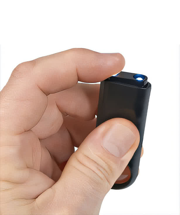 Magnifier and LED Light Keychain