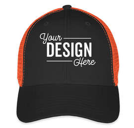 Sportsman Vintage Trucker Hat - Color: Black / Orange