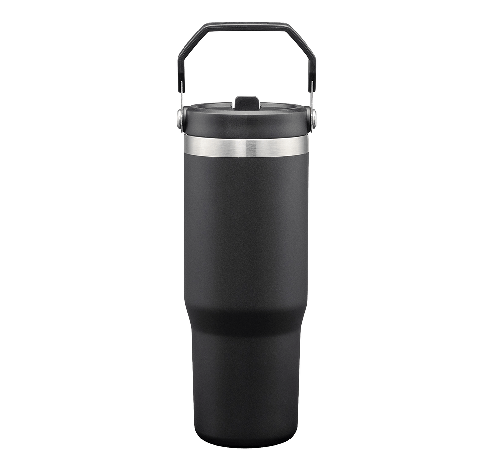 30 oz. Revive Stainless Steel Tumbler w/Handle & Straw-default