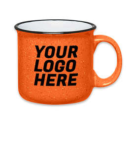 15 oz. Ceramic Speckled Campfire Mug (Set of 36) - Color: Orange
