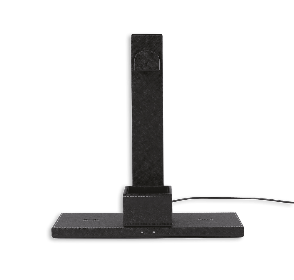 Full Color Truman Dual Wireless Charger and Headphone Stand-default
