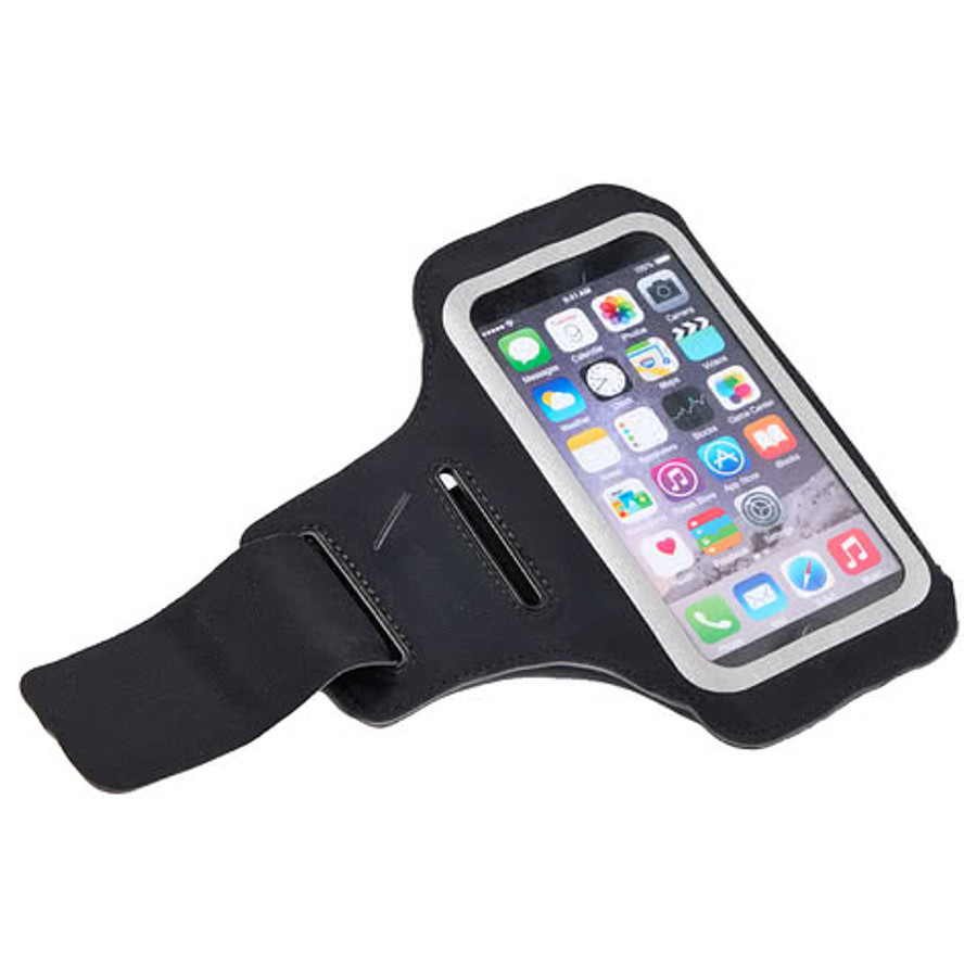 Full Color Reflective Running Arm Band in Black