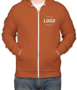 Bella + Canvas Ultra Soft Zip Hoodie - Color: Autumn