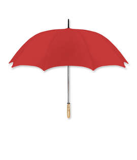 60" Arc Solid Golf Umbrella - Color: Red