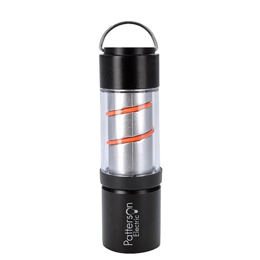 Laser Engraved Illumi-Swirl Lantern Flashlight in White