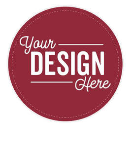 Full Color 4 in. Circle Magnet - Color: Maroon