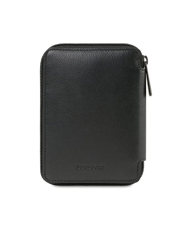 Debossed Samsonite RFID Leather Passport Wallet